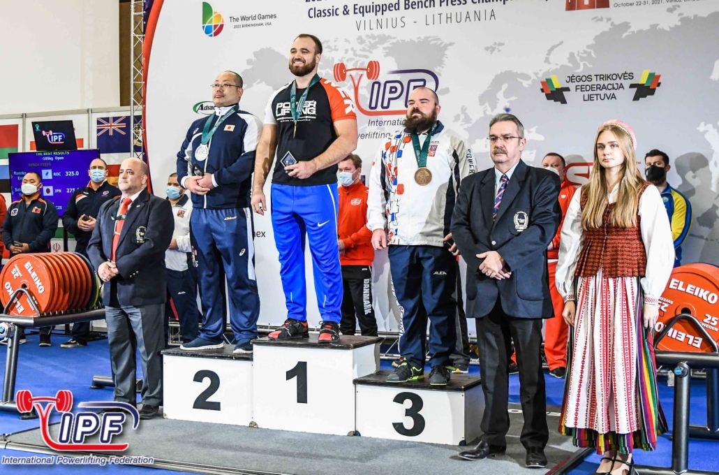 Bench press vítězství
